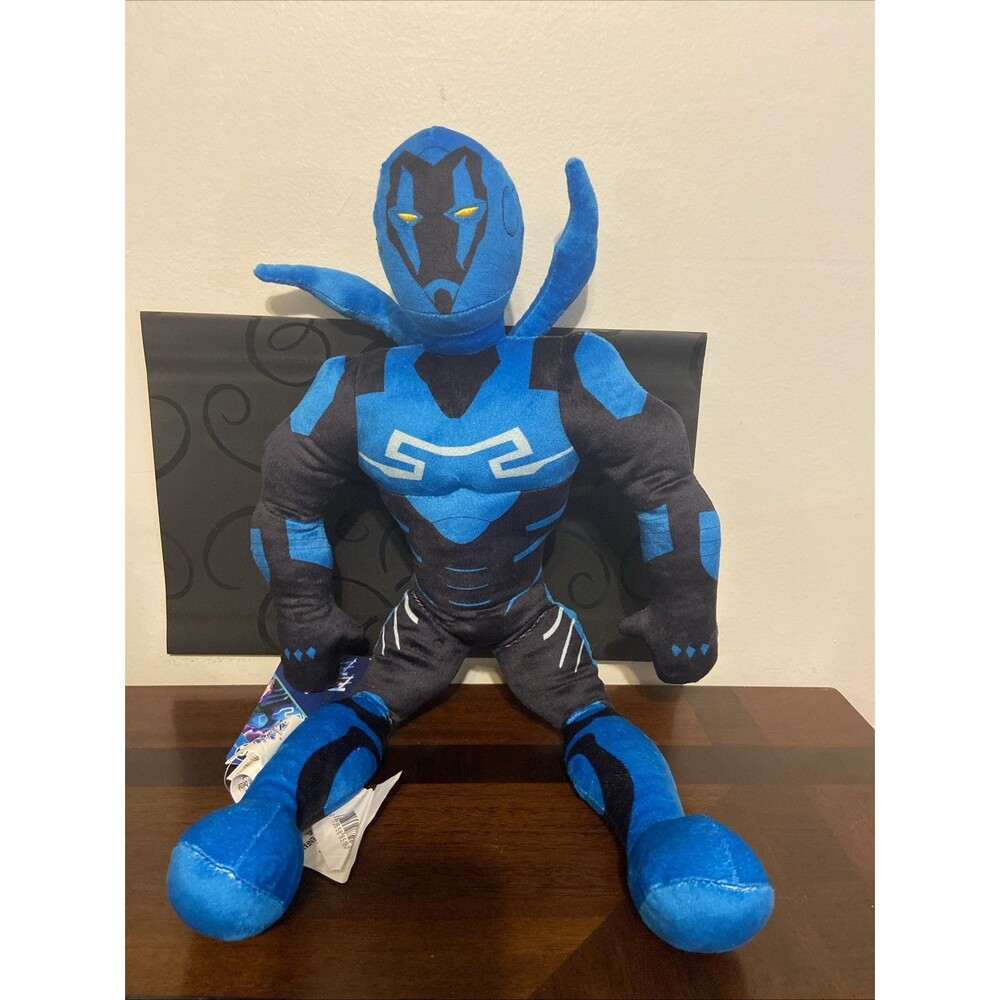 DC Blue Beetle Stuffed Plush 21" Blue Beetle  DC Comics superhero NWT